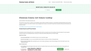 Chouteau County Jail Roster Lookup, MT, Inmate Search