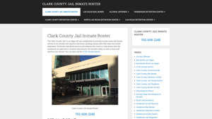 Clark County Jail Inmate Roster - Clark County Jail Inmate Roster