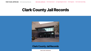 Clark County Jail Records - Clark County Jail Nevada