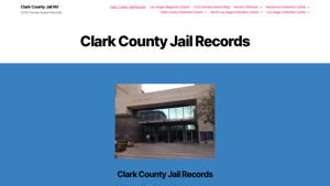 Clark County Jail Records - Clark County Jail NV