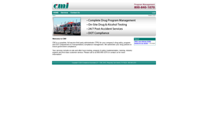 CMI - Complete Drug Program Management - Call CMI- 800-840-1070