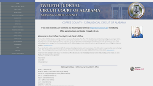 Coffee County - Twelfth Circuit Court of Alabama