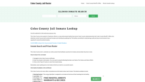 Coles County Jail Roster Lookup, IL, Inmate Search