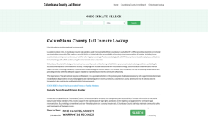 Columbiana County Jail Roster Lookup, OH, Inmate Search