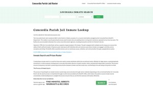 Concordia Parish Jail Roster Lookup, LA, Inmate Search