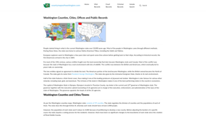 The State of Washington I Countymapsofwashington