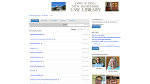 Home - NH Law About ... at New Hampshire Law Library