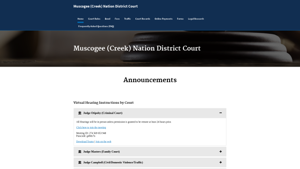 Muscogee (Creek) Nation District Court – District Court of the Muscogee (Creek) Nation