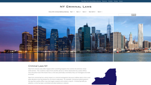 New York Criminal Law, PL Penal Law, Crimes, Offenses