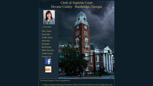 Clerk of Superior Court, Decatur County GA