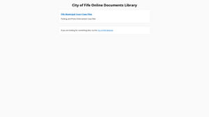 City of Fife Online Documents Library