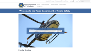 Welcome to the Texas Department of Public Safety | Department of Public Safety