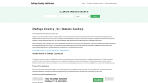 DuPage County Jail Roster Lookup, IL, Inmate Search