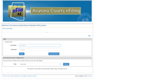 State of Arizona E-Filing Portal