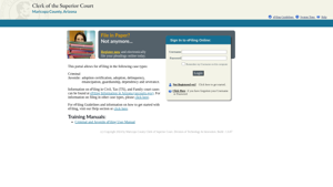 eFiling Online .:. Clerk of Superior Court, Maricopa County