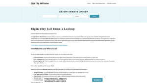 Elgin City Jail, IL Inmate Search, Jail Roster, Bookings