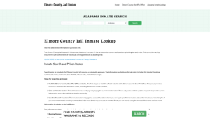 Elmore County Jail Roster Lookup, AL, Inmate Search