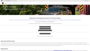 Pennsylvania Access To Criminal History