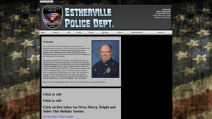 Official Website - Estherville, Iowa Police Department