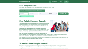 #1 Fast People Search | Find People Fast with FastPeopleSearch.info