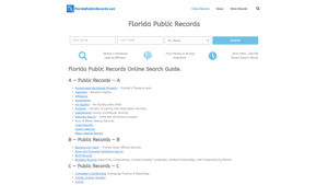 State of Florida Public Records Guide: FloridaPublicRecords.net