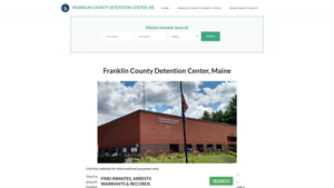 Franklin County Detention Center, ME Inmate Roster, Offender Search