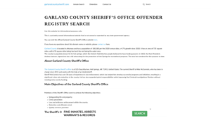 Garland County Sheriff