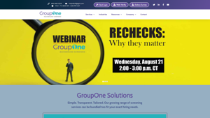 GroupOne | Background Checks | Employment Verifications