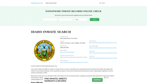 Idaho Offender Lookup - ID DOC Inmates