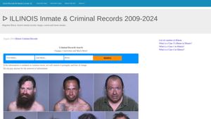 ᐅ ILLINOIS Inmate & Criminal Records 2009-2024