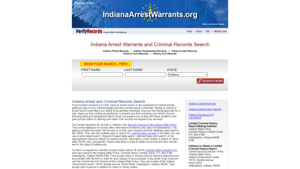 IndianaArrestWarrants.org | Indiana Arrest Warrants