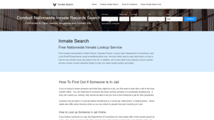 Inmate Search | Free Nationwide Inmate Lookup Service - inmatesearchinfo.com