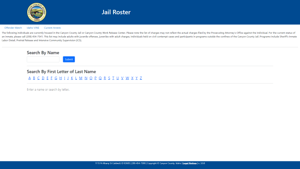 Jail Roster