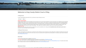 Welcome to King County District Court e-Filing | King County District Court