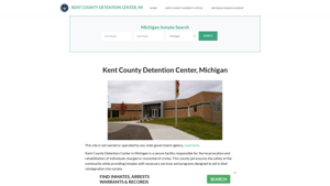 Kent County Detention Center, MI Inmate Roster, Offender Search