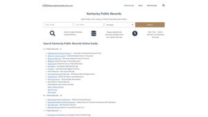 State of Kentucky Public Records Guide: KentuckyPublicRecords.com