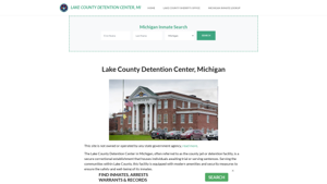 Lake County Detention Center, MI Inmate Roster, Offender Search