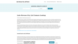 Lake Havasu City Jail, AZ Inmate Search, Jail Roster, Bookings