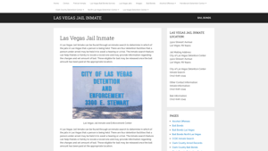 Las Vegas Jail Inmate Search - Las Vegas Detention Center