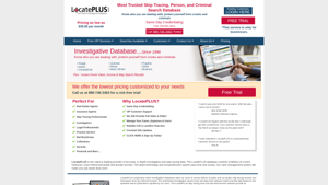 LocatePLUS Skip Tracing & Investigative Data Solutions