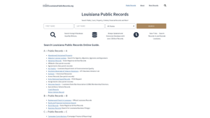 State of Louisiana Public Records Guide: LouisianaPublicRecords.org