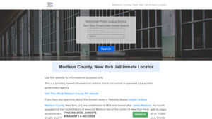 Madison County, New York Jail Inmate Locator