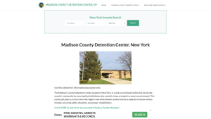 Madison County Detention Center, NY Inmate Roster, Offender Search