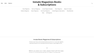 Inmate Magazines & Books - We Ship to Jails | Prisons