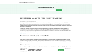 Mahoning County Jail Roster Lookup, OH, Inmate Search