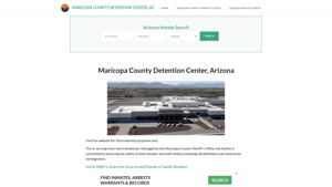 Maricopa County Detention Center, AZ Inmate Roster, Offender Search