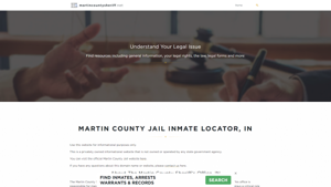 Martin County Jail Inmate Locator, IN