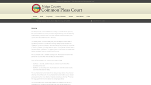 Meigs County Common Pleas Court – Meigs County, Ohio