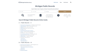 State of Michigan Public Records Guide: MichiganPublicRecords.org