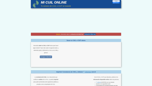 Mi CUIL / CUIT Online | Número de CUIL o CUIT y constancia